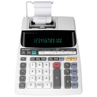 Calculatrice Imprimante C.A., 12 Chiffres, 2 Couleurs, 2,0 Lps