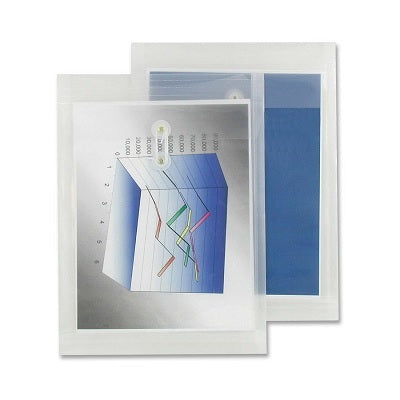 Enveloppe À Ouverture Supérieure En Poly De 13,25 X 9,75 Po, Transparent