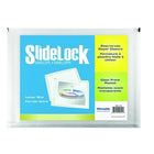 Enveloppe En Poly De Format Lettre Avec Fermeture À Glissière, Expansion De 1,25 Po, Transparent