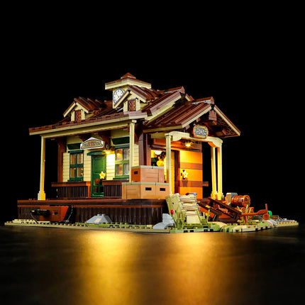 Lumibricks West Train Station 1974PCS