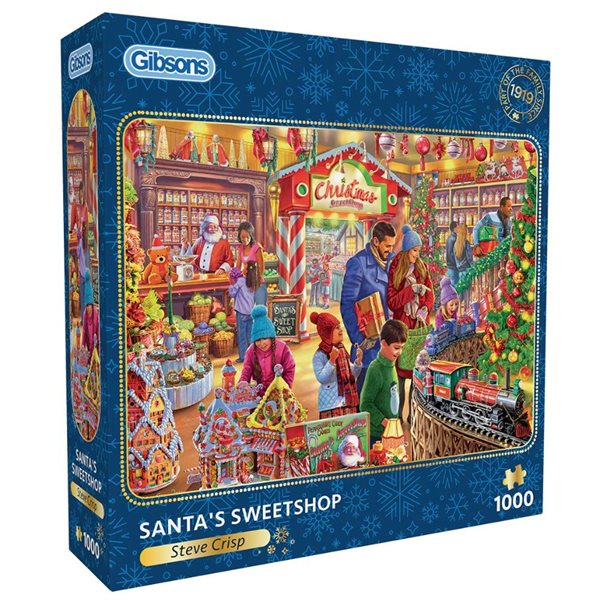 Gibsons Puzzle - 1000 pcs - Santa's Sweetshop