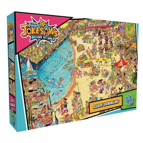Puzzle - 1000 pcs - Jokesaws Collection: Seaside Shenanigans (EN)