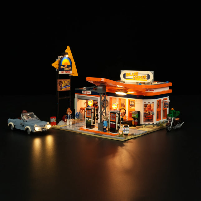 Lumibricks gas station 1608PCS