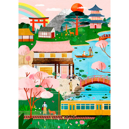 C-T Holiyay 1000pc, Japanese Daydream, Laura Lhuillier