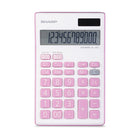 Calculatrice de table Sharp EL-124TB-PK Rose