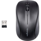 MOUSE-KENSINGTON WIRELESS MOUSE, THREE BUTTON, BLACK