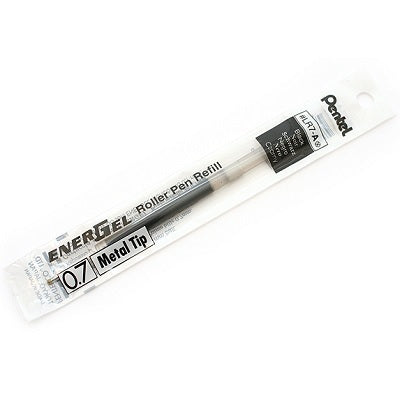 Recharge Pour Stylo À Bille Rétractable Energel, 0,7 Mm, Noir