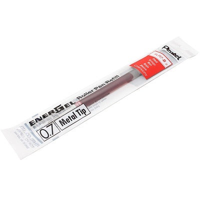 Recharge Pour Stylo À Bille Rétractable Energel, 0,7 Mm, Rouge