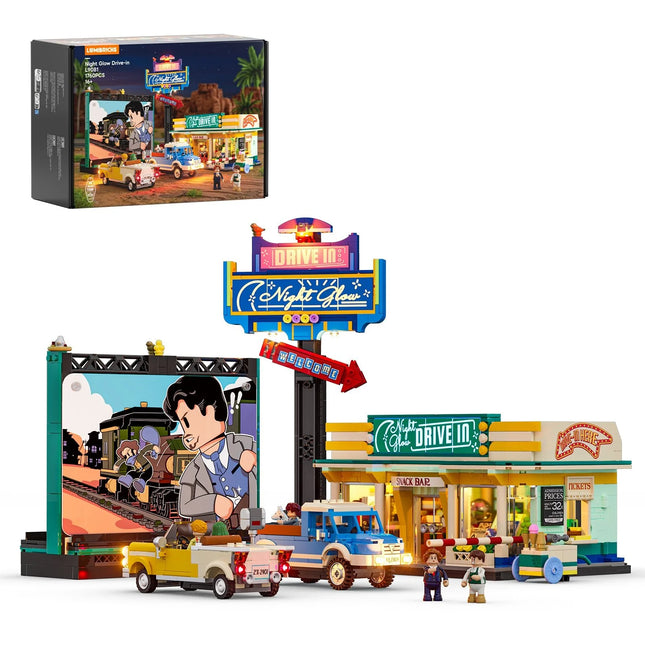 Lumibricks Night Glow Drive-in 1710PC