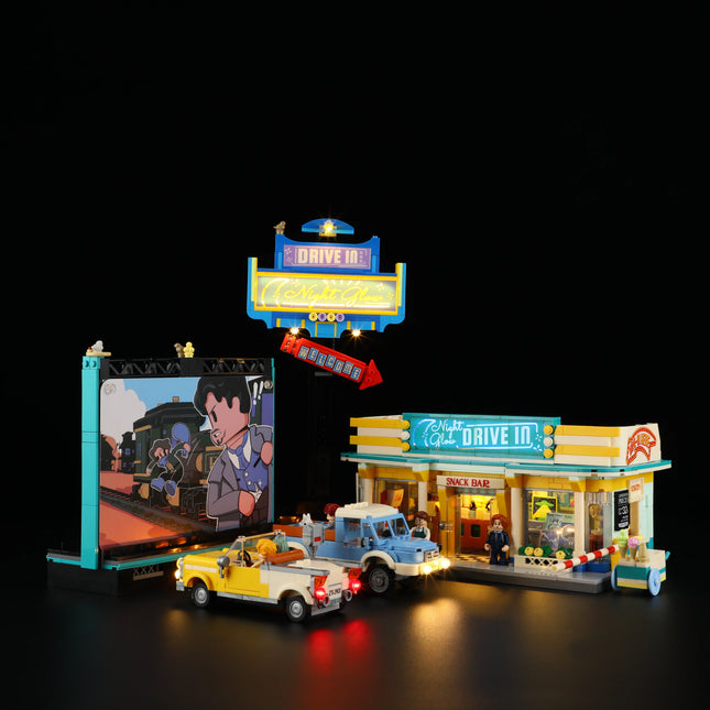 Lumibricks Night Glow Drive-in 1710PC