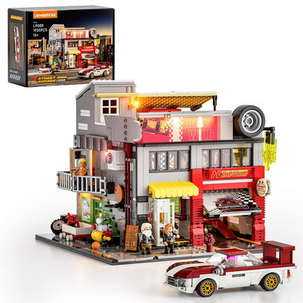 Lumibricks Street MOD Garage 1935PCS