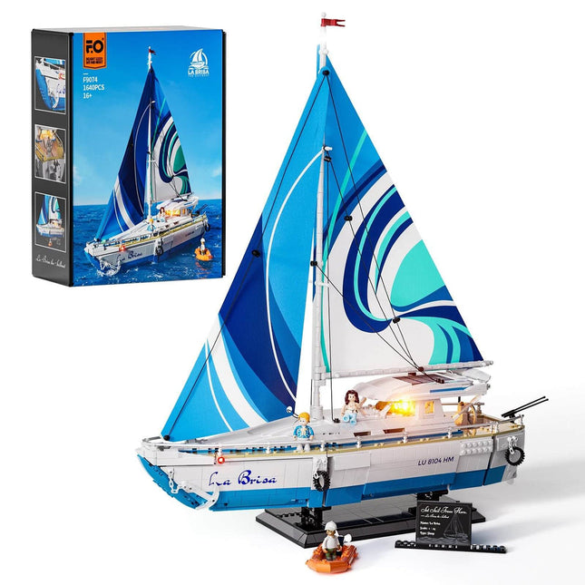 Lumibricks The Sailboat: La Brisa 1640PCS