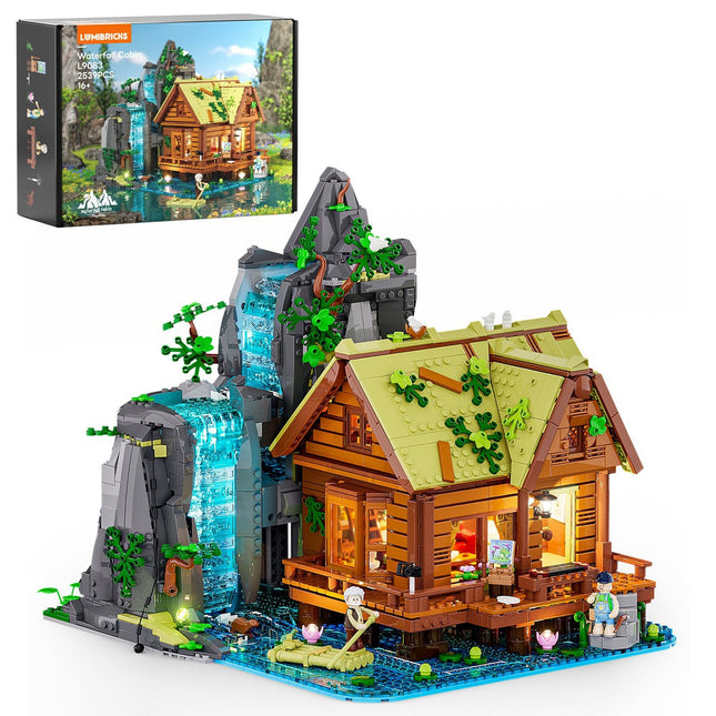 Lumibricks Waterfall Cabin 2539PCS