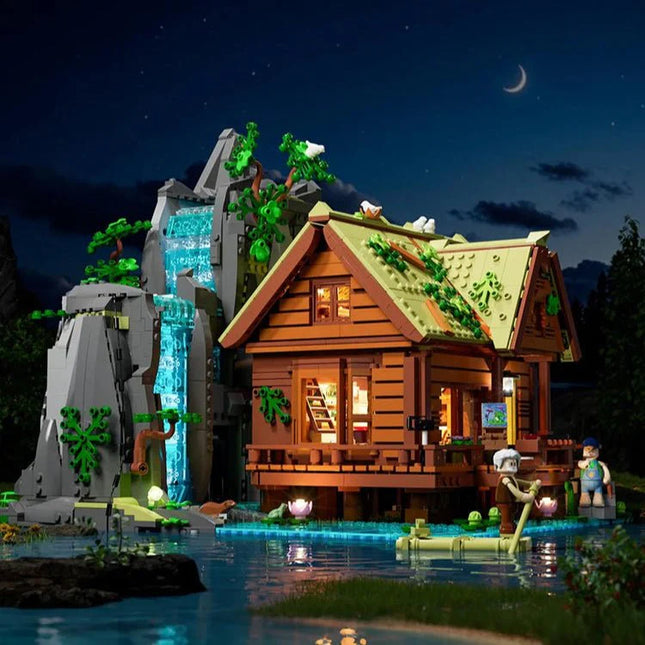 Lumibricks Waterfall Cabin 2539PCS