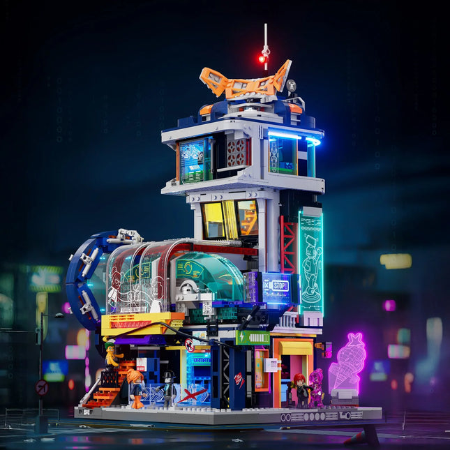 Lumibricks Floating Train Station 2760PCS