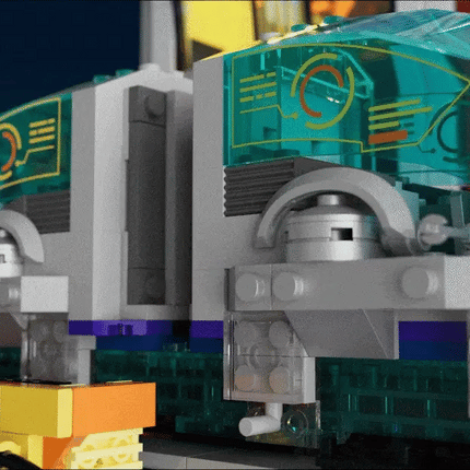 Lumibricks Floating Train Station 2760PCS