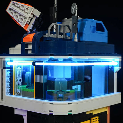 Lumibricks Floating Train Station 2760PCS