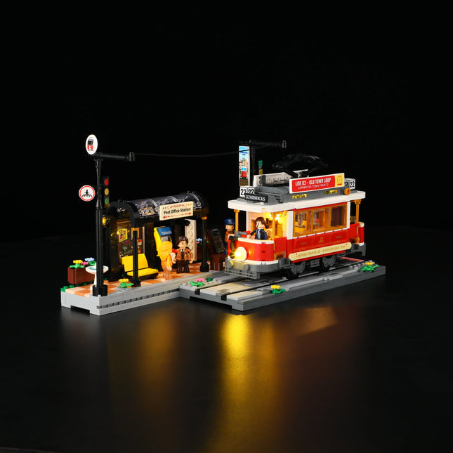 Lumibricks Heritage Tram and Station 1274PCS