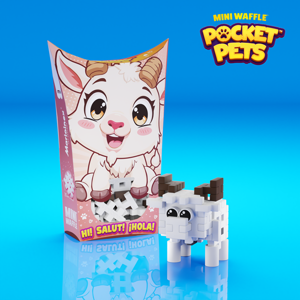 Mini Waffle - Pocket Animals: Goat 35 pcs (fr-en)