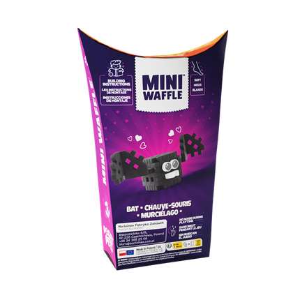 Mini Waffle - Pocket Animals: Bat 15 pcs (fr-en)