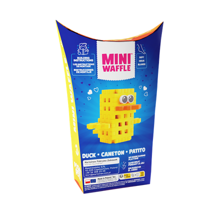 Mini Waffle - Pocket Animals: Duck 16 pcs (fr-en)