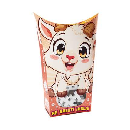 Mini Waffle - Pocket Animals: Goat 35 pcs (fr-en)