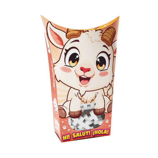 Mini Waffle - Pocket Animals: Goat 35 pcs (fr-en)