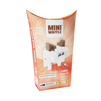 Mini Waffle - Pocket Animals: Goat 35 pcs (fr-en)