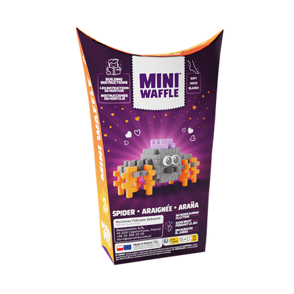 Mini Waffle - Pocket Animals: Spider 25 pcs (fr-en)