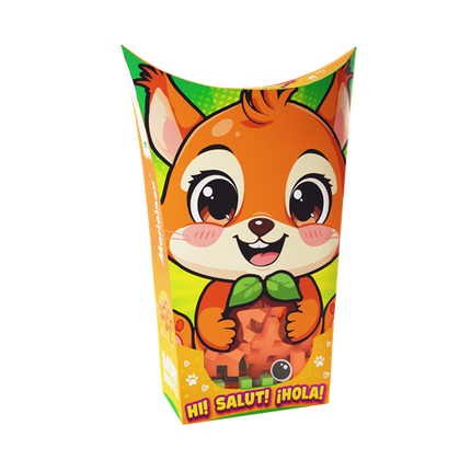 Mini Waffle - Pocket Animals: Squirrel 34 pcs (fr-en)
