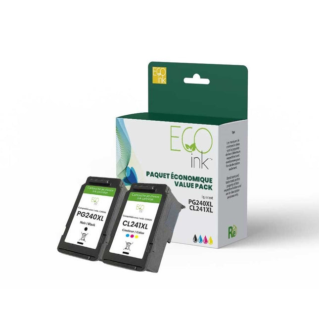 Canon PG240XL/CL241XL Emballage Economique Ecoink