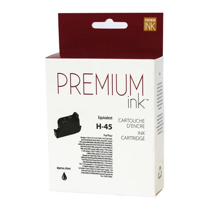 HP No. 45/51645AN Reman Noir Premium Ink