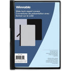 Report Cover-Slidelock, Letter Black 30 Sheet Capacity