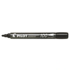 Pilot(R) Sca-100 Permanent Marker, Bullet Tip, Black, 12 Count 