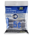 Paquet De 10 Rouleaux Pour Pièces Selectum, Plastique, 5 ₵ - S52