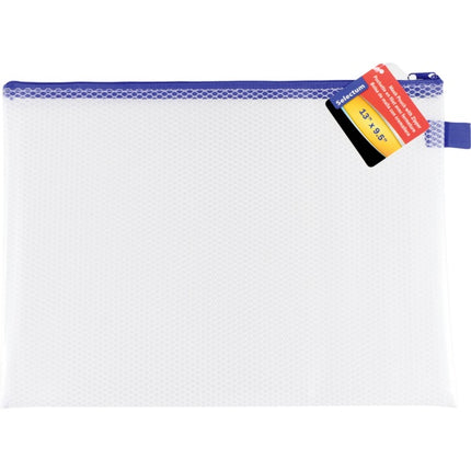 Pouch-Selectum Mesh With Zipper 13 X 9-1/2" Clear