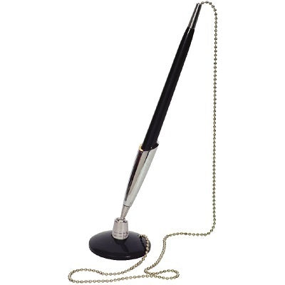 Stylo De Sécurité Avec Chaînette De 24 Po, Base Ronde