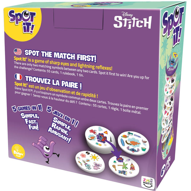 Spot It! - Disney Stitch - ACA Rebranding (Eco-Box) (ML)