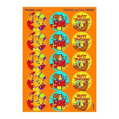 Autocollants Puants Stinky Stickers(Md), Thème Action De Grâces (Parfum De Citrouille), Anglais