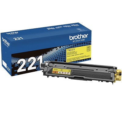 Cartouches Tn221Y De Brother, Jaune