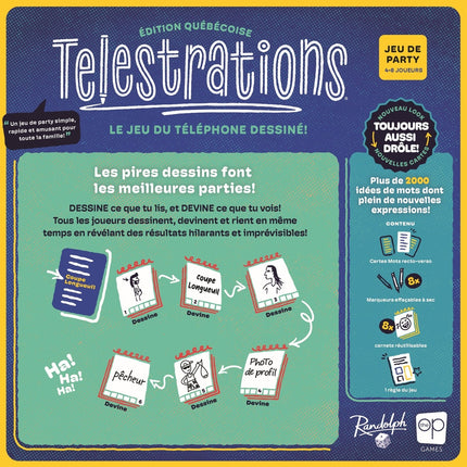 Telestrations : Éd. Québécoise - Nouvelle Édition - FR