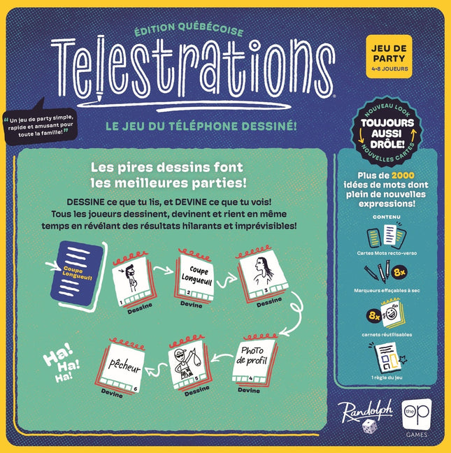 Telestrations : Éd. Québécoise - Nouvelle Édition - FR