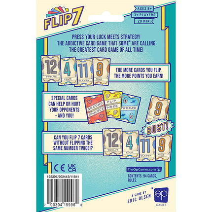 Flip 7 - Peggable (Version Anglaise)