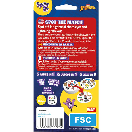 Spot It! - Spiderman - Blister-Eco