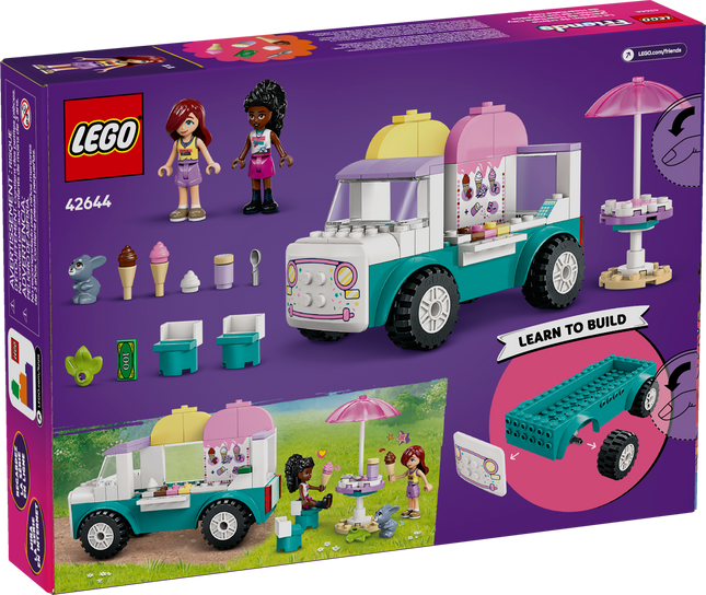 Lego Friends 42644 Le camion de crème glacée de Heartlake City