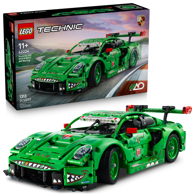 Lego Technic 42224 La voiture de course Porsche 911 GT3 R REXY AO Racing