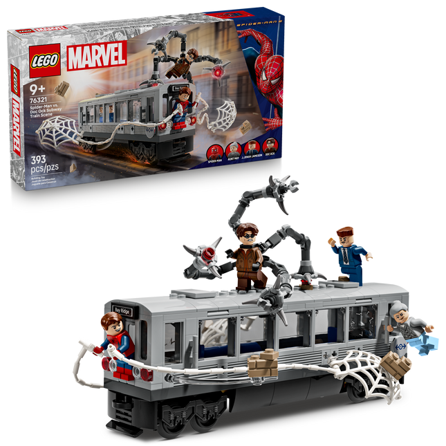 Lego Marvel 76321 La scène du métro avec Spider-Man et Doc Ock