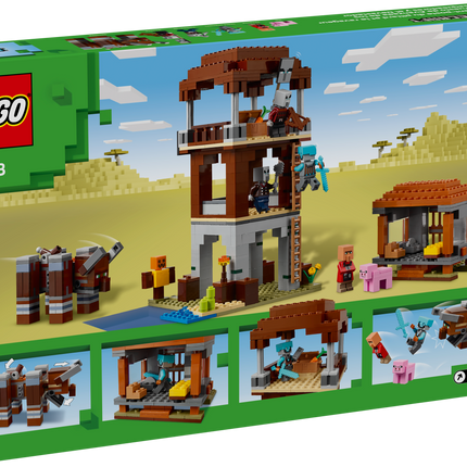 Lego Minecraft 21278 Raider Outpost and Ravager
