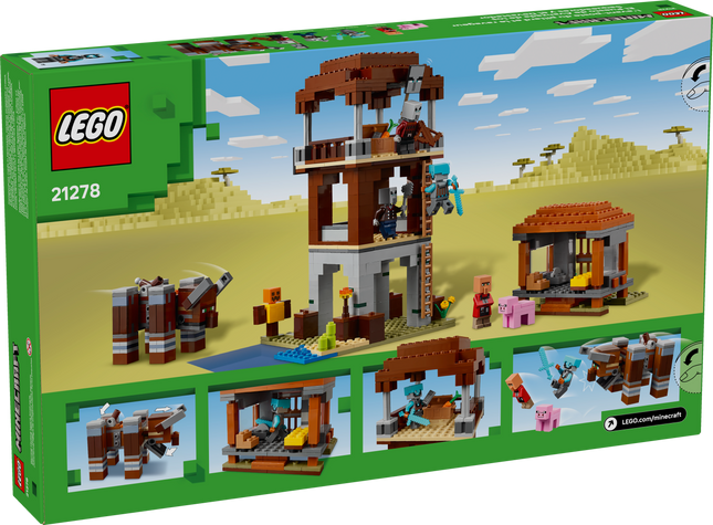 Lego Minecraft 21278 L’avant-poste du pillard et le ravageur