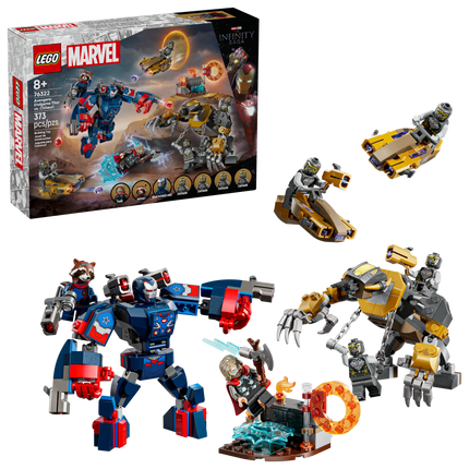 Lego Marvel 76322 Thor contre les Chitauri dans Avengers : Phase finale